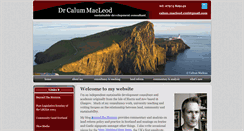 Desktop Screenshot of calummacleod.info